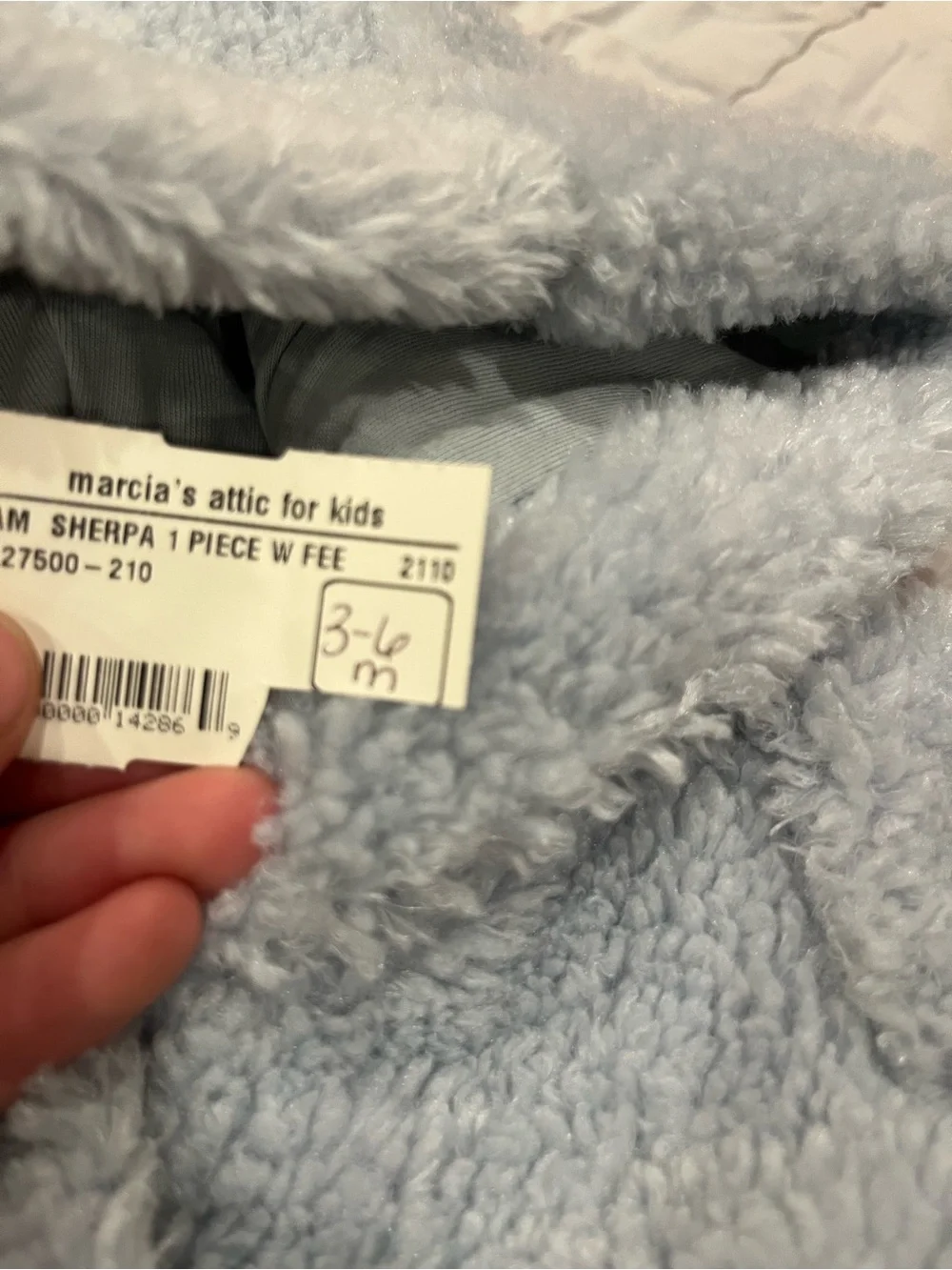SAM NYC baby bunting size 3-6 months